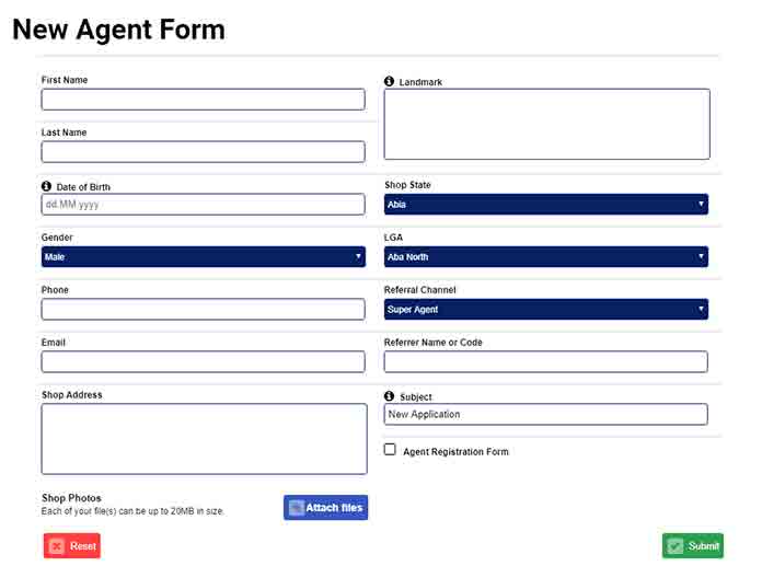BetKing Agent Registration And Form