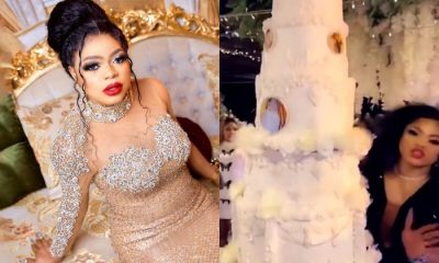 Check out the video of Bobrisky birthday cake