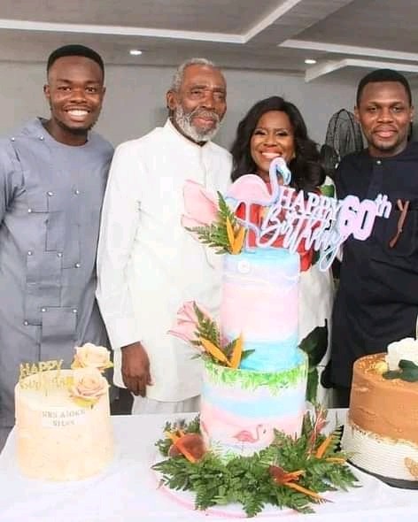 Olu Jacobs And His Family