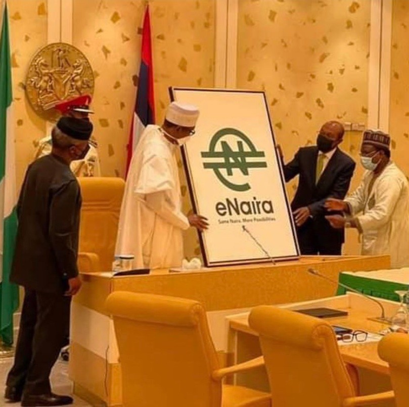 Buhari unveils the eNaira