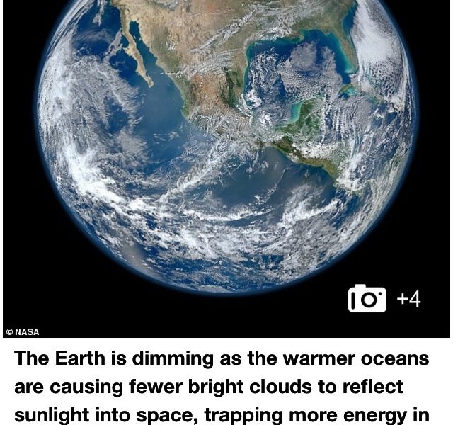 Earth Is DIMMING