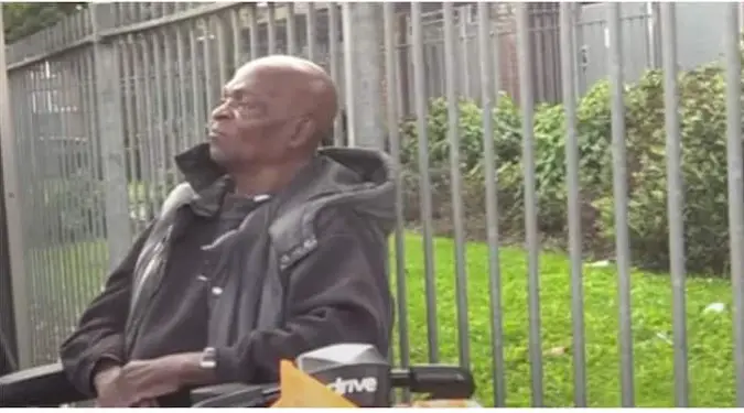 Elderly man living in UK warns