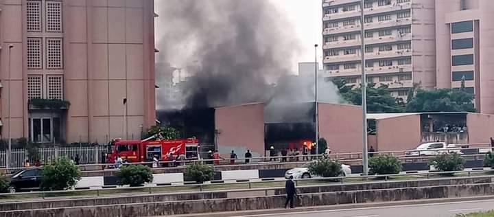 Fire Outbreak At Federal Secretariat
