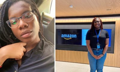 Nigerian lady receives congratulatory messages as she becomes Amazon employee