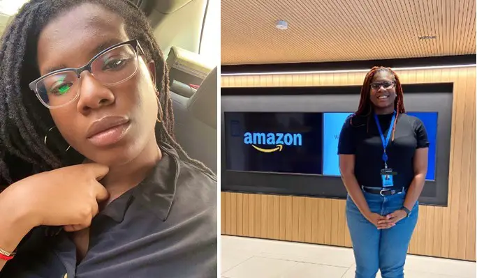 Nigerian lady receives congratulatory messages as she becomes Amazon employee