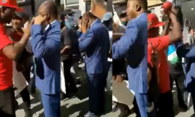 Protesters Slap Nigerian Government Official