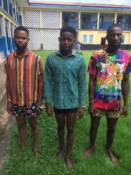police parade three suspected cultists