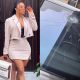 Toke Makinwa Laments Over The Windscreen Of Her Car Smashed By A Golf Player
