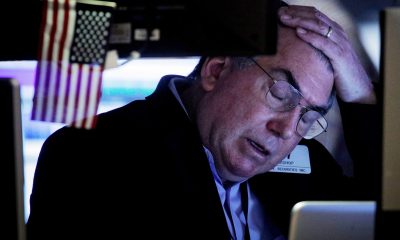 Stocks hit session lows, Dow now down 600 points led by Goldman Sachs