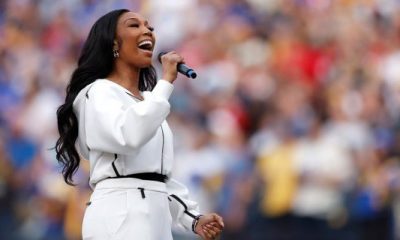 Twitter Reacts To Brandy Honoring Whitney Houston At NFC Championship Game, Performed National Anthem