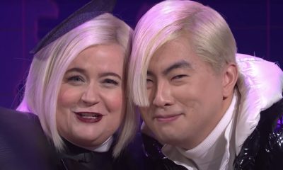Aidy Bryant and Bowen Yang Are *This Close* to Breaking Character in "SNL" Sketch