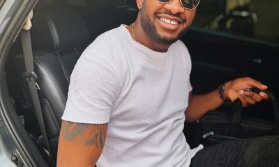 BBNaija star, Cross gifts delivery driver new pairs of shoes after seeing his worn out shoes (video) - YabaLeftOnline