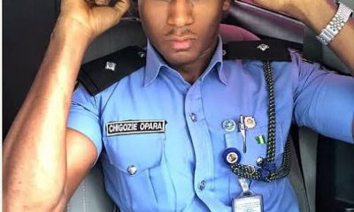 Viral police officer who was dubbed the “Most Handsome police officer in Nigeria” gets married (Photos + Video) - YabaLeftOnline