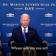 Biden slams 'onslaught of Republicans' anti-voting laws' and January 6 riot in MLK Jr. Day speech