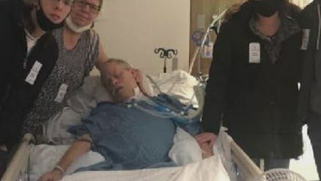 Scott Quiner, 55, who is unvaccinated, caught COVID and was being kept alive by a ventilator