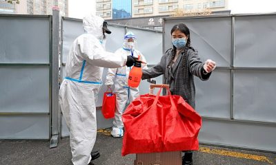 Going along with this Olympic spectacle is not something that ought to be done with a regime that has fueled the opioid crisis, brutalized its citizens, and poisoned the world with a virus. (Above) A medical worker wearing personal protective equipment (PPE) sprays disinfectant to a resident on January 6, 2022 in Shaanxi Province of China.