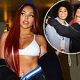 Jesy Nelson flashes her abs in a skimpy white crop top