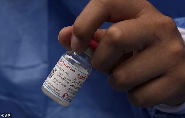 The Moderna COVID-19 vaccine has received full approval for use in adults from the FDA. It is the second vaccine to receive approval in the U.S., joining the Pfizer show (file photo)