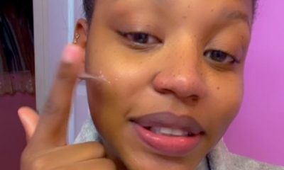 "It works, see the glow" – Lady declares after rubbing friend's sp3rm on her face; says she won't have to buy expensive creams again (video) - YabaLeftOnline