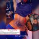 Omeretta Shows Off Her Six Tattoos With Her Boyfriend's Name Who Is Serving Over 20 Years In Prison