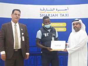 Nigerian Taxi Driver In UAE Receives Honours