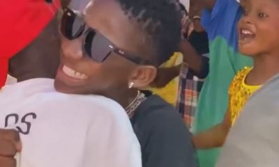 Ikorodu Bois hilariously reenact video of Wizkid and Davido hugging each other last night (Watch) - YabaLeftOnline