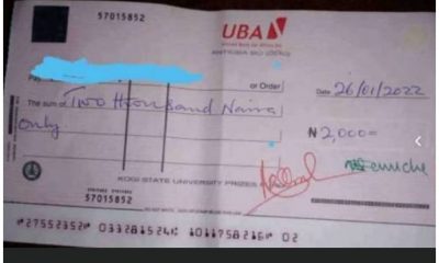 "BBNaija is N100m in 3 months” – Mixed Reactions as Kogi State University reportedly awards N2000 to first-class graduates - YabaLeftOnline