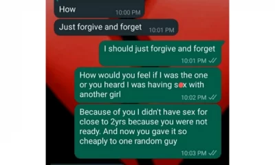 Read this controversial conversation between a loyal man and his cheating girlfriend - YabaLeftOnline