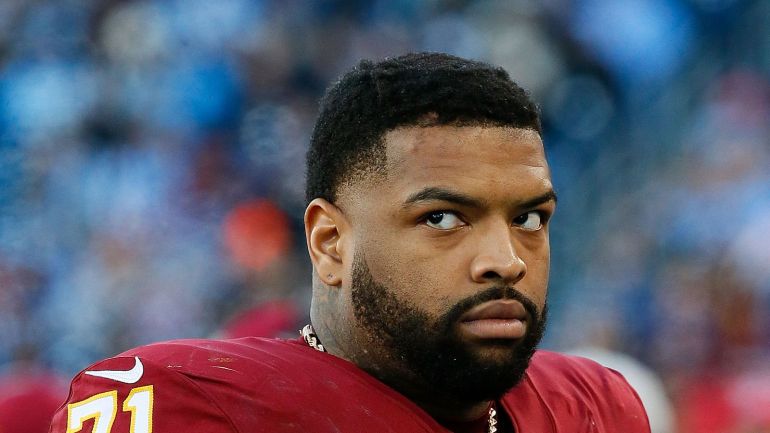 How many sacks did Trent Williams allow? How many all pros does Trent Williams have?