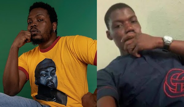 “Your mother head is not correct at all” – Rapper Olamide Rubbish fan who asked for his assistance on his bolt business