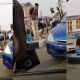 This guys don dey overdo – Reactions as yahoo boys seen defecating and ‘eating’ their Shit at IMSU junction in Owerri, Imo state (video)