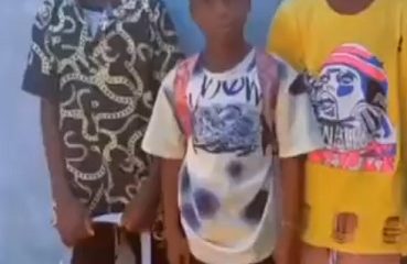 "We wan hustle, we wan do yahoo" - Three Teenagers tell a man after knocking at his gate in Edo State (Video) - YabaLeftOnline