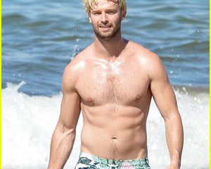 Patrick Schwarzenegger Shows Off Fit Physique During Beach Day in Maui