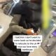 Moment Nigerian lady reunited with her boyfriend who relocated to the UK to be with her because she didn't want to return to Nigeria (video) - YabaLeftOnline