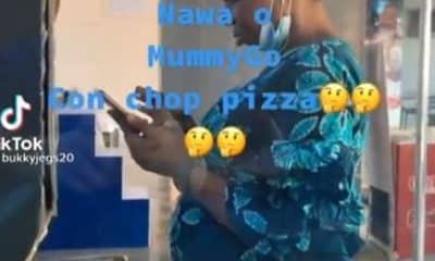 Famous "Mummy GO" spotted grabbing pizza (video) - YabaLeftOnline