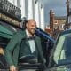 Tyson Fury looked in high spirits as he went for lunch with his promoters in London