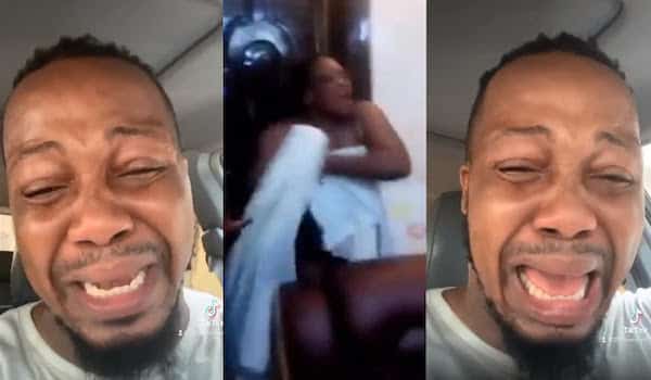 "In my Life, i no go Love Again" Nigerian Man Breaks Down in Tears as She Caught Her Longtime Girlfriend in bed with another man (Video) ⋆ YinkFold.com