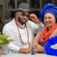 "Only you made my world very meaningful" – Olakunle Churchill celebrates his wife, Rosy Meurer on Valentine's Day - YabaLeftOnline