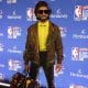 Ranveer Singh participates at the NBA All-Star Game