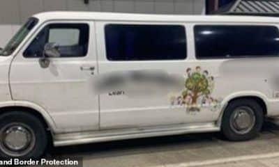 Border Patrol officers in Las Cruces, New Mexico, foiled a migrant smuggling operation when they pulled over a van with daycare center logos and found 23 undocumented migrants from Guatemala. The driver, a U.S. citizen, was taken into custody