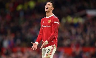 Cristiano Ronaldo cut a frustrated figure as Manchester United drew 1-1 against Southampton