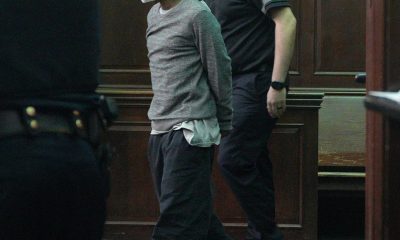 Assamad Nash, 25, is seen on Monday appearing before a judge charged with the murder in the early hours of Sunday of Christina Yuna Lee, 35
