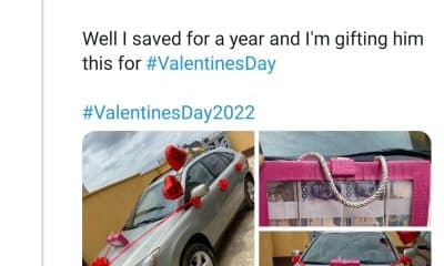 Man who claimed he saved for a year to buy a car for his disabled teacher is exposed as a clout-chaser as people who know the real car owner call him out - YabaLeftOnline