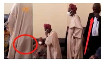 Bola Tinubu Aide Who Covered Nose Over His Wet Cloth Might Be Sacked