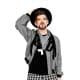 Gay singer Boy George strikes a pose in an old photo.