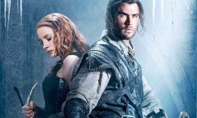 Chris Hemsworth and Jessica Chastain in The Huntsman: Winter