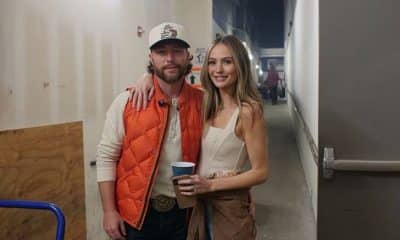 Chris Lane with wife Lauren Bushnell and son Dutton Walker.