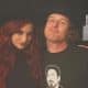 Corey Taylor with wife Alicia Taylor.