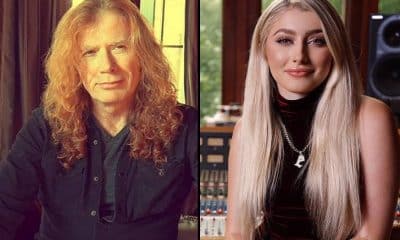 Dave Mustaine with his daughter Electra Mustaine.