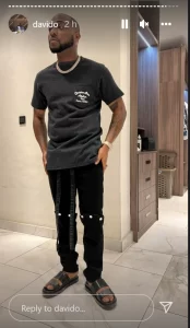 Davido Shares Photo After Weeks Of Work-out Sessions